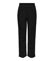 ONLY Black Ribbed High Waist Trousers